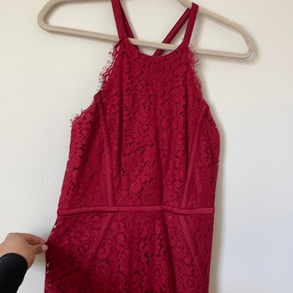 Express Lace midi dress